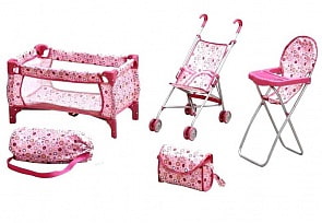 Buggy Boom Loona Набор аксессуаров для кукол 5 в 1 Buggy Boom Loona Набор аксессуаров для кукол 5 в 1