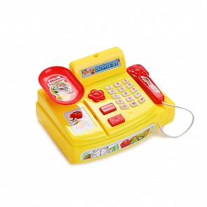 Кассовый аппарат на батарейках со светом, звуком, аксессуарами (Shantou, B1504213sim)