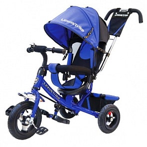 Велосипед 3-колесный Lexus Trike, колеса Eva 10 и 8 ", регулируемая спинка, задний тормоз, цвет - синий (Lexus Trike, 950-N108-BLUEsim) 