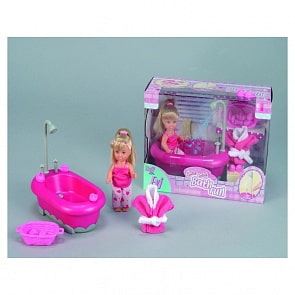 Кукла Еви в ванной комнате с аксессуарами (Simba, 5733885)