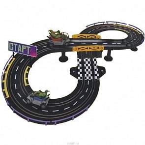 Трек «Черепашки-ниндзя», с 2 машинками и фигурками героев (Играем вместе, 9002TMNTsim)