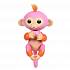 Интерактивная обезьянка Саммер, розовая с оранжевым, 12 см  - миниатюра №1