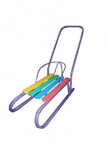 Санки кукольные Лиза-2, фиолетовые (Вятские сани, 88634)