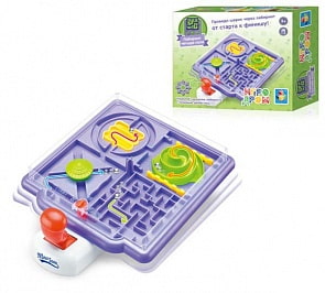 Настольная игра Игродром - Лабиринт 4 поля (1toy, Т10821)
