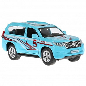 Инерционная металлическая машина – Toyota Prado Спорт, 12 см свет, звук (Технопарк, PRADO-S-SL)