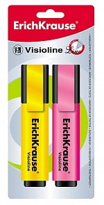 Набор текстовых маркеров 2 шт. (Erich Krause, 19278)