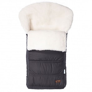 Конверт зимний меховой Nuovita Alpino Bianco, cinereo/пепельный (Nuovita, NUO-ALPB_2322)