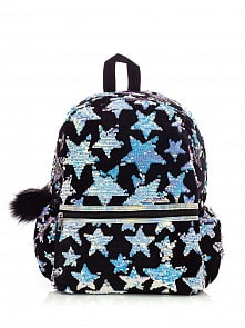 Рюкзак с пайетками Звезды Bright Dreams, черный (Михи Михи, MM07561)