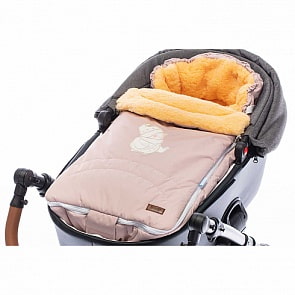 Конверт зимний меховой Nuovita Tundra Pesco, Cipria/Пудровый (Nuovita, TUNP_2447)