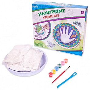 Набор для отливки барельефов из гипса - Отпечаток руки (Junfa Toys, 8857)