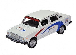 Игрушечная металлическая машина LADA 2107 «Rally» масштаб 1:34-39 (Welly, 43644RY)