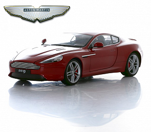 Aston Martin DB9 модель, масштаб 1:18 (Welly, 18045)