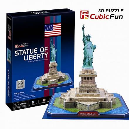 Объёмный пазл США Статуя свободы 
