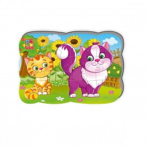 Пазлы на магните из серии Мои первые игры – Котик (Vladi Toys, VT3205-54)