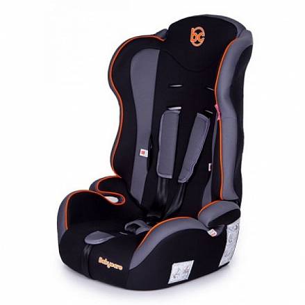 Детское автомобильное кресло – Upiter, группа 1/2/3, 9-36 кг, 1-12 лет, цвет черный/оранжевый 