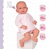 Кукла-младенец Аманда в розовом 40 см мягконабивная  - миниатюра №2