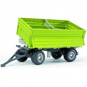 Bruder. Прицеп с тремя вариантами наклона кузова и съемным верхом - Fliegl (Bruder, 02-203) 
