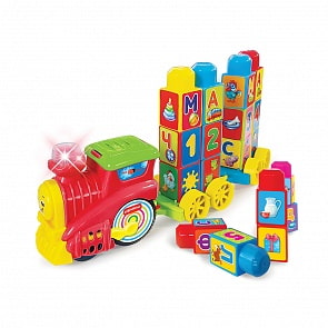 Поезд музыкальный Буковка, красный (Азбукварик, 28431-6)