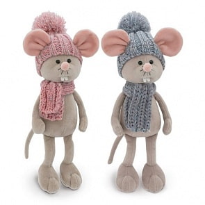 Мягкая игрушка – Мышка Мася, 20 см (Orange, 877106)