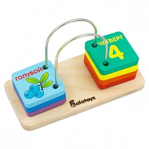 Деревянный набор для счета, 7 деталей (Alatoys, СЧМ3002)