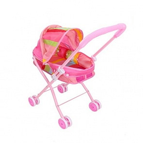 Коляска для куклы с люлькой, пакет (1toy, Т58757)
