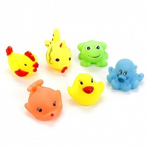 Игрушки для ванной - 6 водных обитателей (Играем Вместе, В1530152sim)