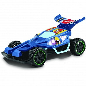 Машинка на р/у Hot Wheels - багги, синий, масштаб 1:18, со светом (1Toy, Т10977)