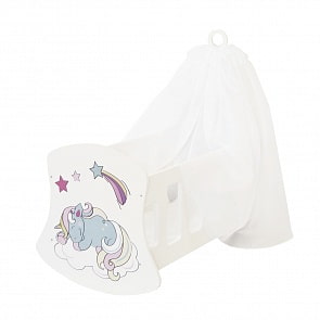 Люлька с балдахином серии Мимими - Крошка Соня, мини (Paremo, PFD120-123M)