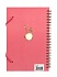 Блокнот Маленький Принц, на резинке с кольцами формат А5, цвет – красный  - миниатюра №1