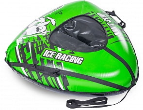 Тюбинг треугольный Собака зеленая, материал – тент (Тяни-Толкай, Dog2_03_06_000)