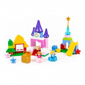 Конструктор Макси - Весёлая принцесса, 70 элементов, в коробке (Полесье, П-77707)