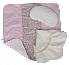 Комплект в люльку for Nuovita Provenza francese/Французский прованс, 3 предмета, бело-розовый (Chepe, 071058-Chep)