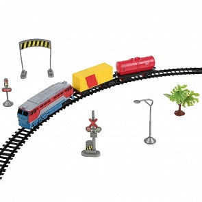 Железная дорога - Товарный поезд, свет и звук (Играем Вместе, B806137-R3-1)