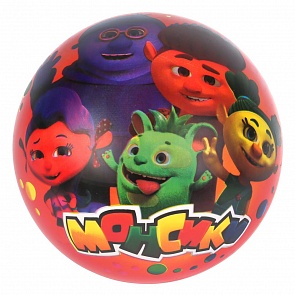 Мяч пвх 23 см Монсики, полноцветный в сетке (Играем вместе, FD-9(MS))