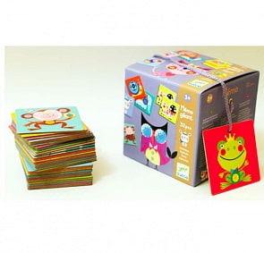 Настольная игра Мемо гигант - Животные, 32 карточки (Djeco, 08103)