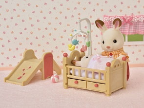 Игровой набор из серии Sylvanian Families - Детская комната и горка (Epoch, 5288)