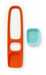 Лопата с ситом для песка и снега Scoppi, цвет: очень оранжевый/Mighty Orange (Quut, 170211)