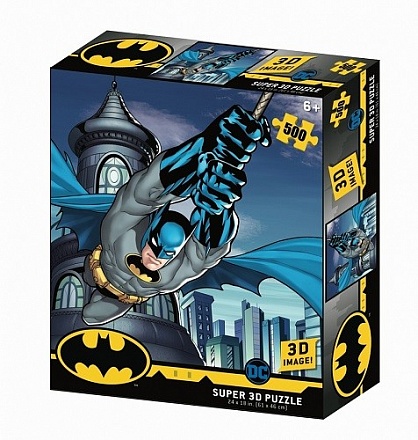 Пазл 3D Полет Бэтмена, 500 деталей 