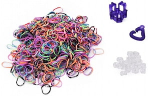 Набор для плетения из резиночек Rainbow Loom – Фингер Лум. Фиолетовый(Rainbow Loom, R0040B)