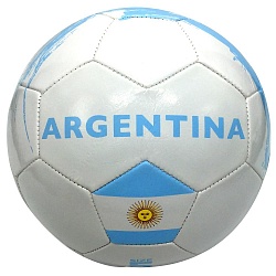 Футбольный мяч – Аргентина, пвх, 1 слой, 5 размер (SC-1PVC300-ARG) - миниатюра