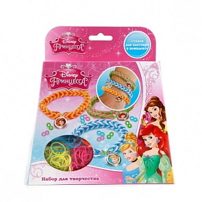 Набор для плетения браслетов из резинок – Принцессы Дисней (Multiart, GLS-DB004-PRsim)