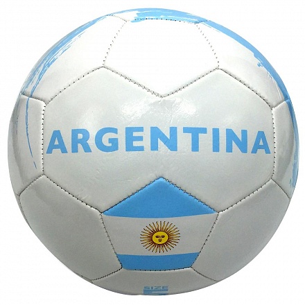Футбольный мяч – Аргентина, пвх, 1 слой, 5 размер 