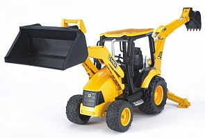 Экскаватор – погрузчик колёсный Bruder JCB MIDI CX (Bruder, 02-427) 