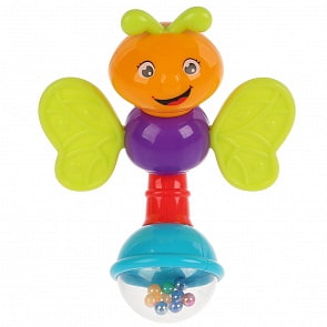 Погремушка Бабочка, разные цвета (Умка, B1277371-R1) (ассортимент)