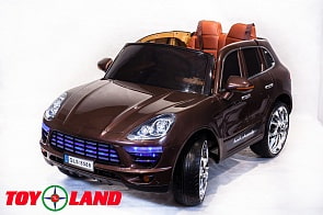 Электромобиль Porsche Macan коричневого цвета (ToyLand, QLS-8588 Кор)