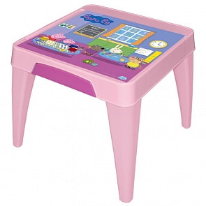 Детский стол - Я расту - Свинка Пеппа, розовый (Littel Angel, LA4502РР)