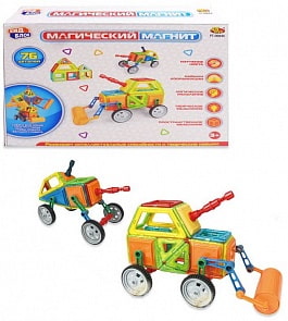Конструктор Магический магнит, 76 деталей (ABtoys, PT-00844)