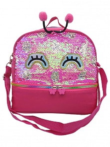 Сумка-ланчбокс с пайетками - Bright Dreams Бабочка, фуксия, серия 2 (МихиМихи, MM08878)