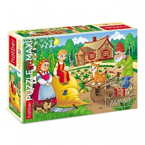 Maxi пазлы - Репка, 30 элементов, формат А4 (Hatber, 30ПЗ4-19252)