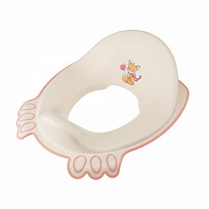 Накладка на унитаз детская с декором, цвет светло-розовый (Бытпласт, 431308833)